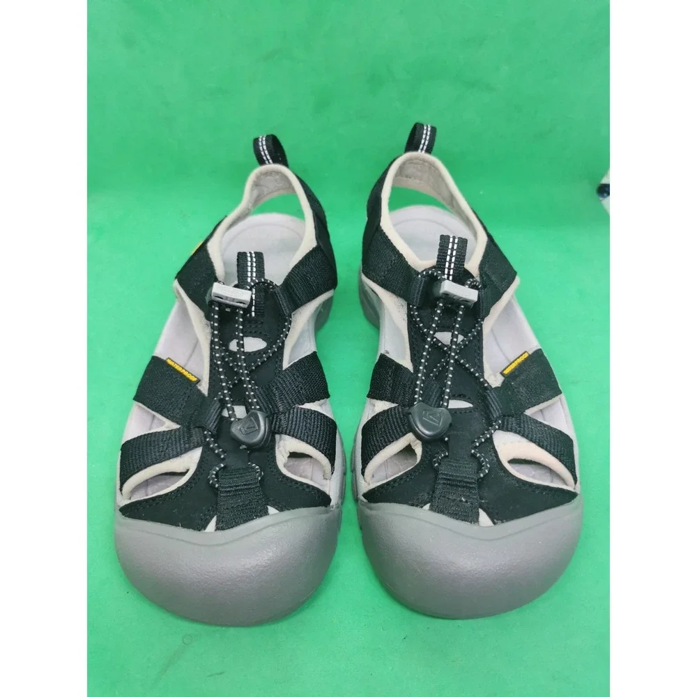 Keen Venice H2 Sandals Womens Size 7.5 Black/Gray Waterproof Closed Toe Outdoor
